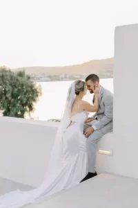 Paros island wedding
