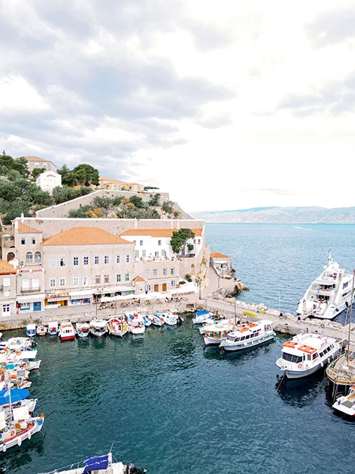 Hydra island destination wedding in Greece