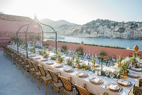 Symi island, unique seaside venue