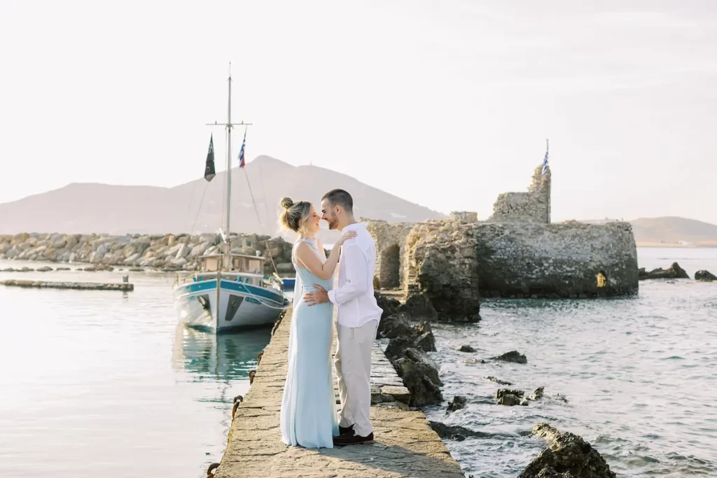 destination wedding in Paros, Greece