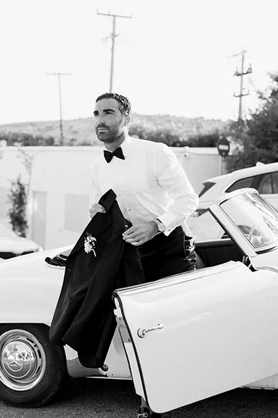 groom details Athens wedding